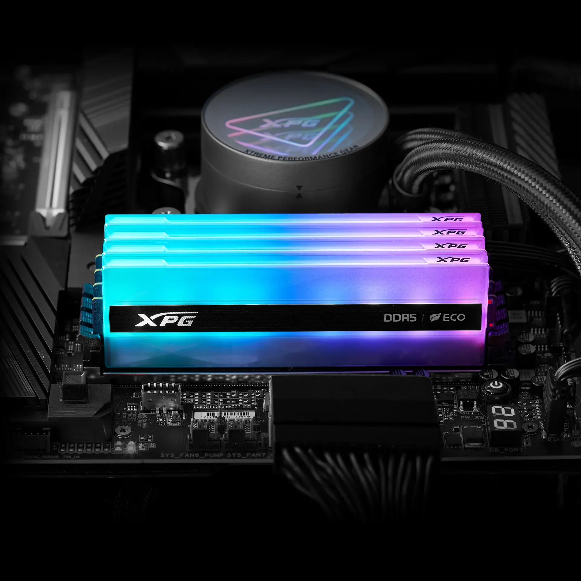 XPG LANCER RGB Speichermodul 32 GB 2 x 16 GB DDR5 288-pin DIMM ECC – Bild 5