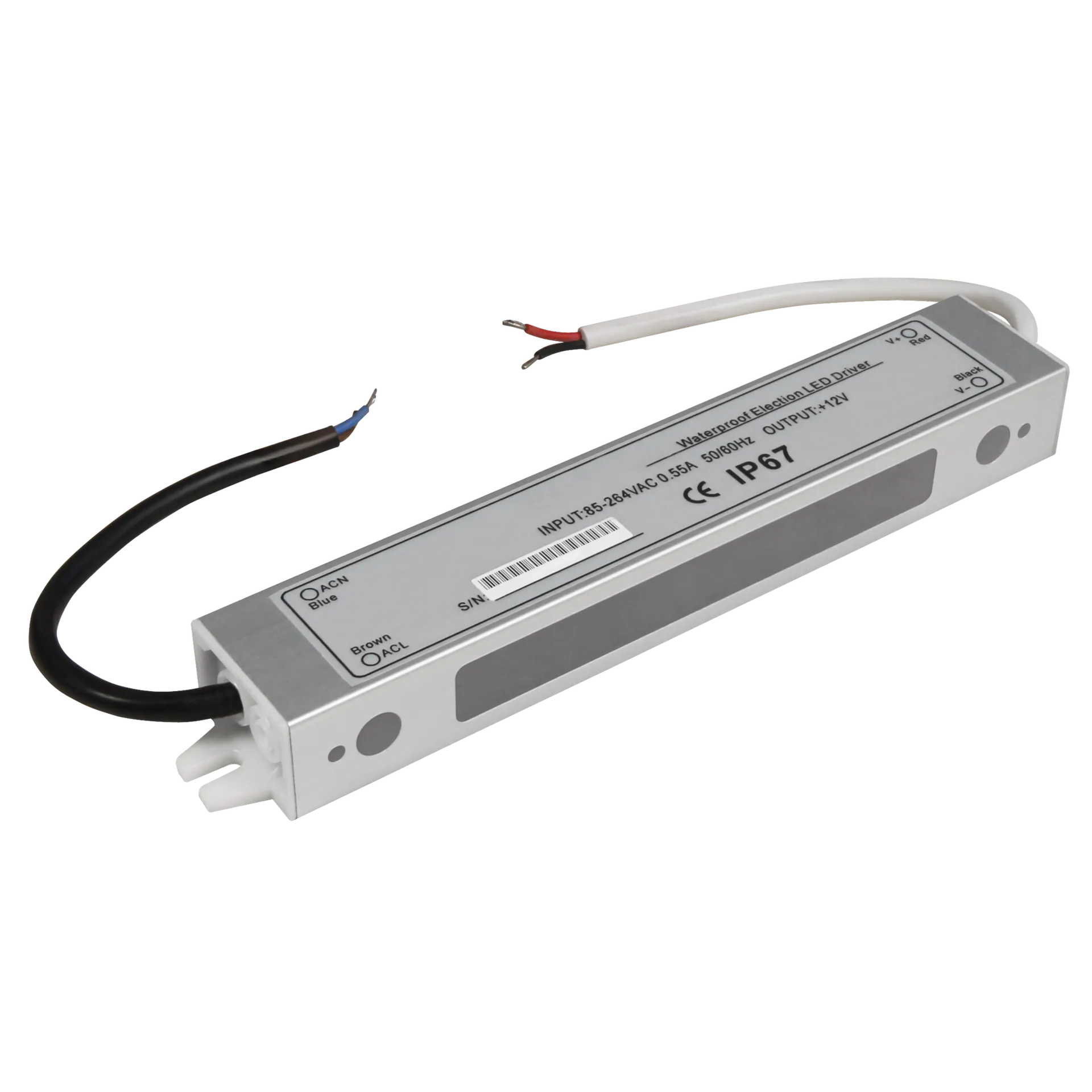 LED-Trafo McShine, elektronisch, IP67, 1-20W, Ein 85~264V, Aus 12V, wasserfest LED-Trafo McShine, elektronisch, IP67, 1-20W, Ein 85~264V, Aus 12V, wasserfest