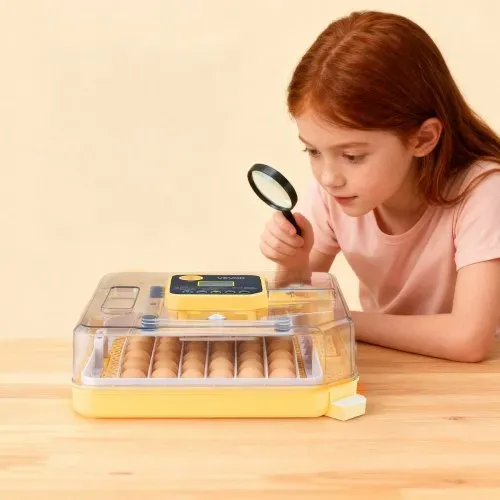 VEVOR Brutautomat Vollautomatisch 48-Eier, Eierinkubator, mit Eierwender, Temperatur- & Feuchtigkeitsregelung, Inkubator Brutmaschine zum Ausbrüten von Küken, Enten, Gänsen & Wachteln – Bild 7