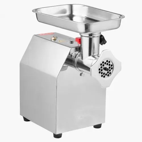 VEVOR elektrischer Fleischwolf mit 3,2 kg/min Kapazität, industrieller 850 W Tisch-Fleischwolf mit Klinge & Mahlplatte, Wurstmaschine, kommerzieller Fleischwolf aus Edelstahl für Küche Restaurant – Bild 9