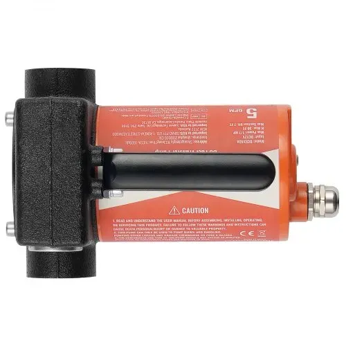 VEVOR Dieselpumpe, 12 V DC, 5 GPM, 1/7 PS, Heizölpumpe mit automatischer Abschaltung der Pistole, Umfüllpumpe, langer Einlass- und Auslassschlauch für Benzin, Diesel, Kerosin, Methanol-Mischungen – Bild 10