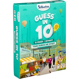 Guess in 10 – Ratespiel „Tour durch die Stadt“ – Mit 10 Fragen zur Antwort (deutsche Ausgabe), Quizspiel Guess in 10 – Ratespiel „Tour durch die Stadt“ – Mit 10 Fragen zur Antwort (deutsche Ausgabe), Quizspiel