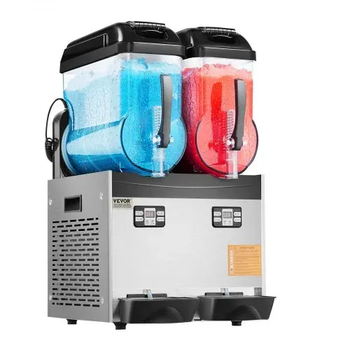 VEVOR kommerzielle Slush-Maschine 12 L x 2 Doppeltank Slush-Eismaschine Slushy Machine für gefrorene Getränke, 96 Tassen Margarita-Smoothie-Maschine für Partys zu Hause Restaurants Cafés Bars – Bild 8