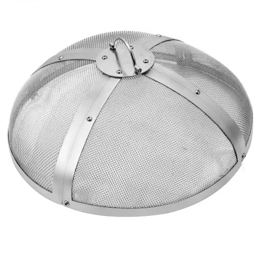 VEVOR Funkenfang für Feuerschalen φ508 x 160 mm Feuerstellengitter Funkenschutz Edelstahl Funkenhaube 2-mm-Maschenlöcher Feuerschale Funkenschutzhaube Ideal für Feuerstellen Feuerschalen und Kaminen – Bild 9