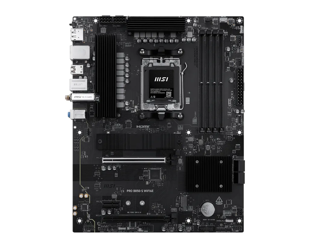 MSI PRO B850-S WIFI6E Motherboard AMD B850 Sockel AM5 ATX MSI PRO B850-S WIFI6E Motherboard AMD B850 Sockel AM5 ATX