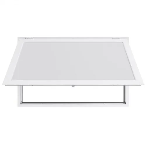 VEVOR Imbissfenster (1346 x 838 mm), Servicefenster mit Aluminiumrahmen für Imbissanhänger, Servierfenster mit 85°-Öffnungswinkel für Imbisswagen, regenwasserbeständiges Konzessionsfenster – Bild 9