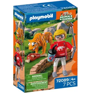 72089 Animals & Friends Zoo: Tiger und Besucher, Konstruktionsspielzeug 72089 Animals & Friends Zoo: Tiger und Besucher, Konstruktionsspielzeug
