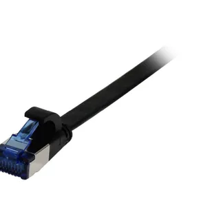 Patchkabel RJ45, CAT6A 500Mhz, 5m, schwarz, U/FTP, flach, TPE(Superflex), AWG32, Synergy 21 Patchkabel RJ45, CAT6A 500Mhz, 5m, schwarz, U/FTP, flach, TPE(Superflex), AWG32, Synergy 21