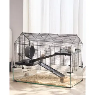 VEVOR Hamsterkäfig, 360°-Sicht, transparenter Hamsterlebensraum, Kleintierkäfig, 75x44x61 cm, belüfteter Mäusekäfig mit Wasserflasche, Rattenkäfig, tragbares Hamsterhaus für Ratten, Meerschweinchen VEVOR Hamsterkäfig, 360°-Sicht, transparenter Hamsterlebensraum, Kleintierkäfig, 75x44x61 cm, belüfteter Mäusekäfig mit Wasserflasche, Rattenkäfig, tragbares Hamsterhaus für Ratten, Meerschweinchen