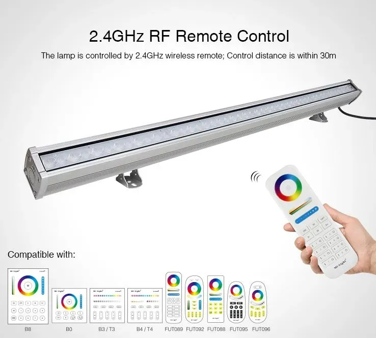MiBoxer RL1-24 LED Wallwasher 24W RGB-WW (RGB-CCT) IP66 – Bild 3