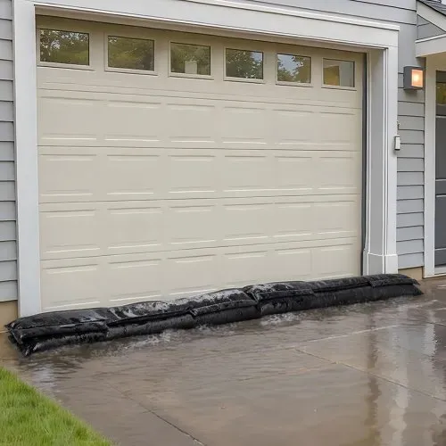 VEVOR Sandsäcke (sandfrei) 10-tlg. (153 x 21 cm) Hochwasserbarriere Hochwasserschutz, Überschwemmungsschutzsäcke für Haus Tür Keller Garage Hochwassersäcke inkl. Eimer – Bild 7