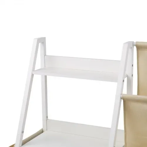 VEVOR Kinderbücherregal Spielzeugaufbewahrung für Kleinkinder Bücherregal mit Stofffächern & Seitentasche, Kinderregal für Kinderzimmer Spielzimmer Kindergarten Kinderkrippe 850 x 300 x 755 mm – Bild 10