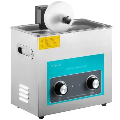 VEVOR 6 L digitaler Ultraschall Schallplatten Reinigungsgerät Edelstahl, 33 x 18 x 28,5 cm Ultraschallreinigungsgerät Ultraschallreiniger Ultraschallgerät Heizung Digital Brille Uhren Schmuck – Bild 9