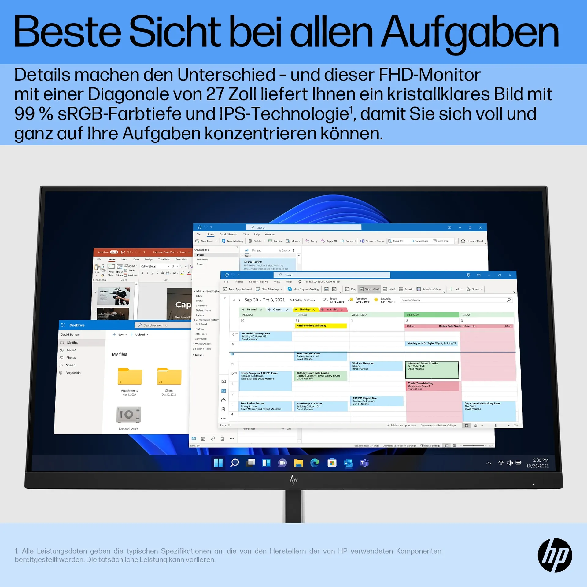 HP E27 G5 FHD Monitor – Bild 7