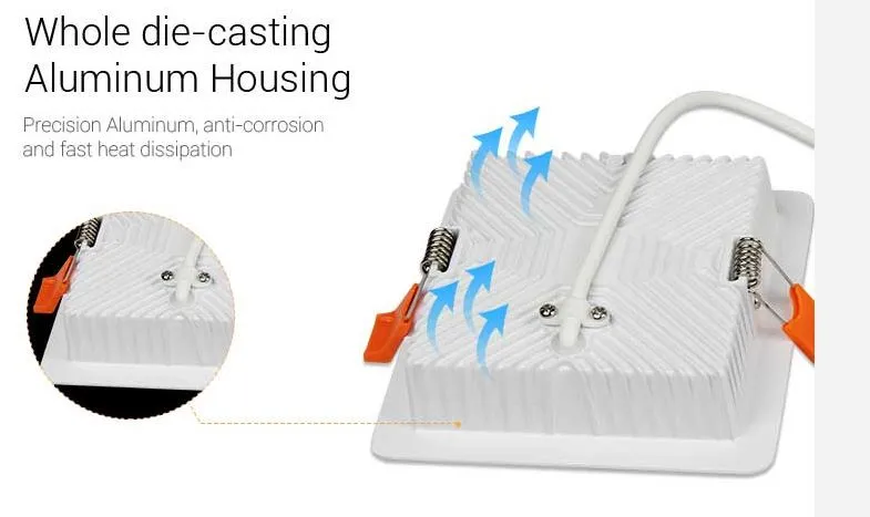 MiBoxer FUT064 LED Panel square 9W RGB-WW (RGB-CCT) mit Funk und WLAN – Bild 4