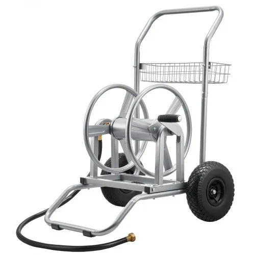 VEVOR Schlauchwagen, 6096/9144cm Gartenschlauchwagen, Schlauchtrommel mit zwei Rädern, Griff & Aufbewahrungskorb, Schlauchaufroller mit doppeltem Verwendungszweck für Garten, Auto 675x610x900mm VEVOR Schlauchwagen, 6096/9144cm Gartenschlauchwagen, Schlauchtrommel mit zwei Rädern, Griff & Aufbewahrungskorb, Schlauchaufroller mit doppeltem Verwendungszweck für Garten, Auto 675x610x900mm
