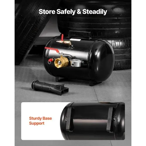 VEVOR Luftreifen Perlensitzer Luftreifenperlen Sitzer 18,9 L Reifenwulst Blaster Werkzeug, 0,6–0,8 MPa Betriebsdruck, Luftauslöser-Sitzpumpe für Pickup Truck Jeep Rasentraktor Wohnmobil Schwarz – Bild 5