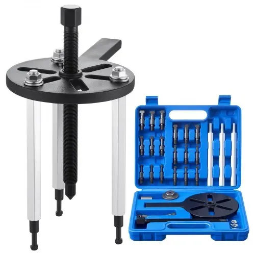 VEVOR Lagerabzieher-Set 21 tlg. 3-Backen-Hakenabzieher für interne und externe Lager & Lager ohne Innenwelle, multifunktionales Lagerentfernungswerkzeug mit robustem, tragbarem Aufbewahrungskoffer VEVOR Lagerabzieher-Set 21 tlg. 3-Backen-Hakenabzieher für interne und externe Lager & Lager ohne Innenwelle, multifunktionales Lagerentfernungswerkzeug mit robustem, tragbarem Aufbewahrungskoffer