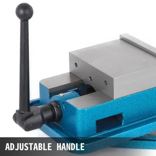 VEVOR Schraubzwingen-Schraubstock 125 mm, Tischschraubstock 125 mm, Bench Clamps 140 mm, Metall Professionelle Gusseisen Schraubstock für Säulenbohrer Breite Backen – Bild 4