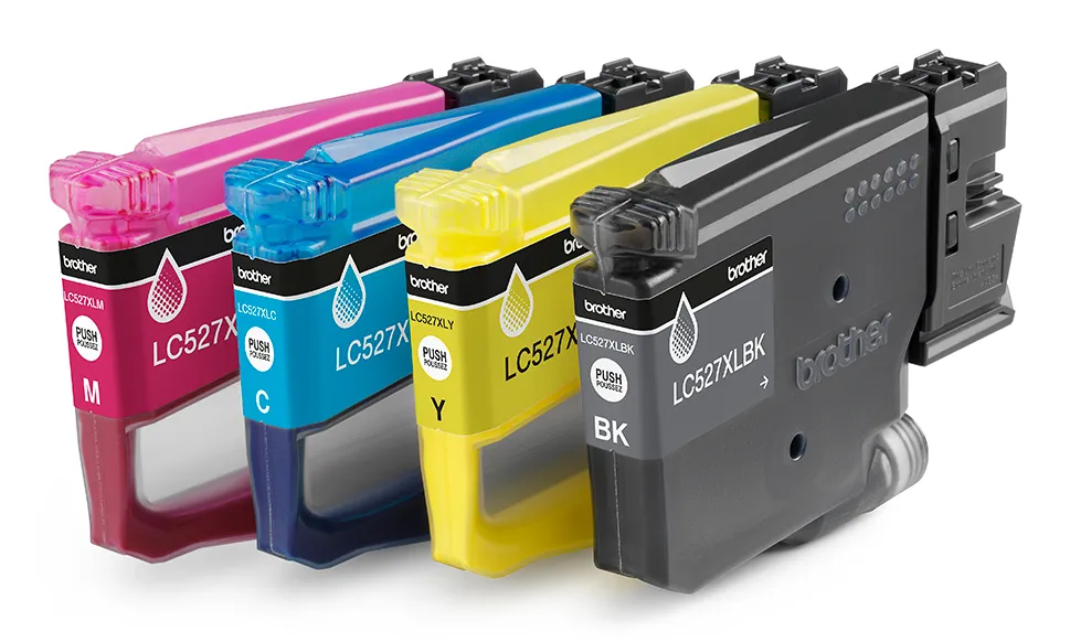 Brother LC527XLVAL Druckerpatrone 4 Stück(e) Original Hohe (XL-) Ausbeute Schwarz, Cyan, Magenta, Gelb – Bild 3