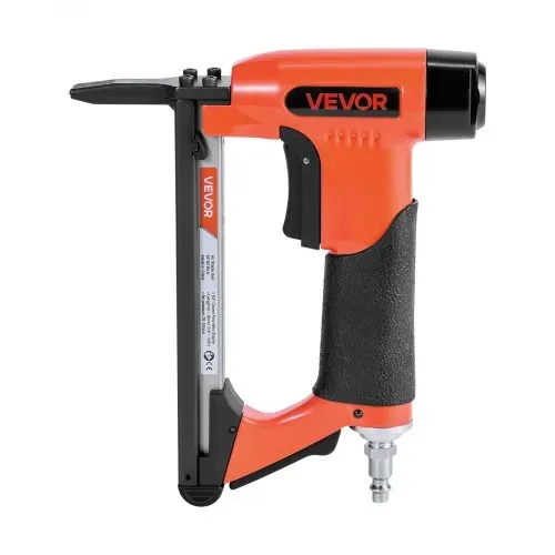 VEVOR Drucklufttacker, Langnasen-Druckluftnagler für Feindrahtklammern der Serie 80, 12,8 mm Krone, 6–16 mm Länge, max. 150 Stk. Nagelpistole für Polsterarbeiten, Holzbearbeitung, Heimwerken – Bild 9