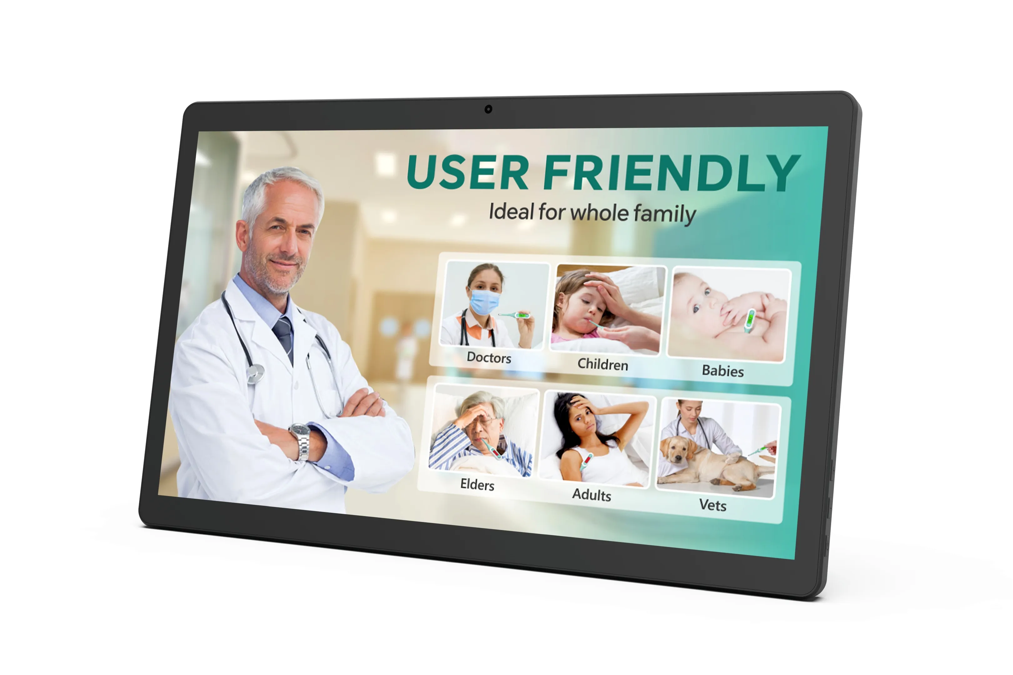 ALLNET Performance Display 16 Zoll, Android 14, RK3576S, PoE, HDMI In, Farbe schwarz, Speedy 150-B – Bild 6