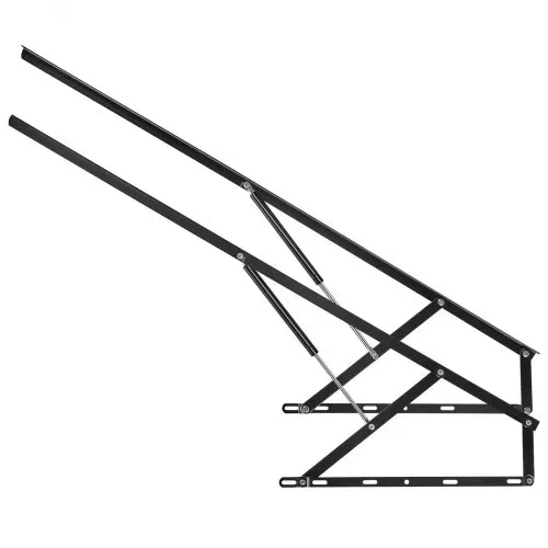 VEVOR Bettlift, 150x 200 cm Kompatibel, extra Groß, 140 kg Tragkraft, DIY-Wandbett-Mechanik-Hardware-Kit Vertikal Deluxe, Pneumatischer Hebel, hochbelastbare Stütze, Klappbar für Gästezimmer – Bild 9