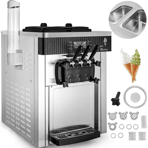 VEVOR Speiseeisbereiter Weiß Eismaschine 2200 W, 2 x 6 L Desktop Maschine Ice Cream Maker 220 V Speiseeisbereiter mit Eikegel Eierablage Edelstahl Maschine VEVOR Speiseeisbereiter Weiß Eismaschine 2200 W, 2 x 6 L Desktop Maschine Ice Cream Maker 220 V Speiseeisbereiter mit Eikegel Eierablage Edelstahl Maschine