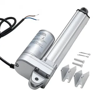 VEVOR 12-V-Linearantrieb, 152,4 mm IP65 wasserdichter Linearmotor, 3000 N Linear Actuator, 5 mm/s Lineartechnik-Aktuatoren mit Montagehalterungen für Solartracker, Industriemaschinen, Türöffner VEVOR 12-V-Linearantrieb, 152,4 mm IP65 wasserdichter Linearmotor, 3000 N Linear Actuator, 5 mm/s Lineartechnik-Aktuatoren mit Montagehalterungen für Solartracker, Industriemaschinen, Türöffner