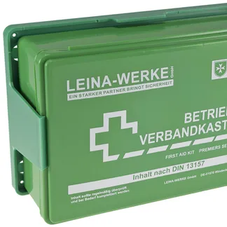 Betriebs-Verbandkasten nach DIN 13157 für Betriebe + Baustellen, Wandhalterung Betriebs-Verbandkasten nach DIN 13157 für Betriebe + Baustellen, Wandhalterung