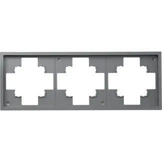 Rahmen McPower “Shallow“ 3-fach, anthrazit Rahmen McPower “Shallow“ 3-fach, anthrazit