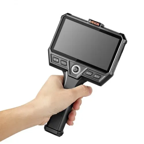 VEVOR Triple Lens Endoskopkamera mit Licht, Inspektionskamera mit 5 Zoll Bildschirm 10 m Kabel & 5000mAh Akku, 8 mm Rohrkamera mit 8X Zoom & IP67, Boroskopkamera mit Handgriff für Auto Rohre Abfluss – Bild 10