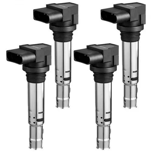 VEVOR 4 x Zündspulen kompatibel mit Audi A1, A3 Seat Alhambra Altea Cordoba Ibiza Leon Toledo Volkswagen Golf Polo Tiguan Vento für Audi 1.4T 1.8T 1.6L Volkswagen 1.4L 1.6L – Bild 7