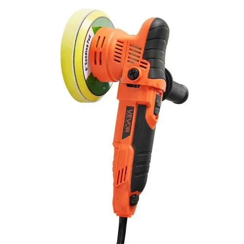 VEVOR Poliermaschine Auto, 150 mm Rotierender Autopolierer mit 6 Geschwindigkeiten 2000-6800 U/min 9mm Exzenter, 650W Schleifmaschinen mit Polierpad, Poliergerät für Wachsen Polieren Kratzerentfernung – Bild 9