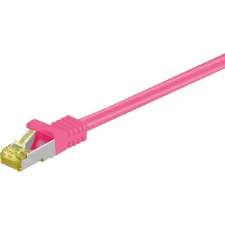 Patchkabel RJ-45 SFTP, mit Cat 7 Rohkabel Patchkabel RJ-45 SFTP, mit Cat 7 Rohkabel