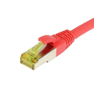 Patchkabel RJ45, CAT6A 500Mhz, 15m, rot, S-STP(S/FTP), TPE/LSZH(Ultraflex), AWG26, mit CAT7 Rohkabel, Synergy 21 Patchkabel RJ45, CAT6A 500Mhz, 15m, rot, S-STP(S/FTP), TPE/LSZH(Ultraflex), AWG26, mit CAT7 Rohkabel, Synergy 21