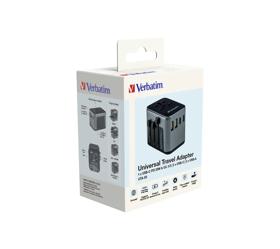 Verbatim 49545 Netzstecker-Adapter Universal – Bild 7