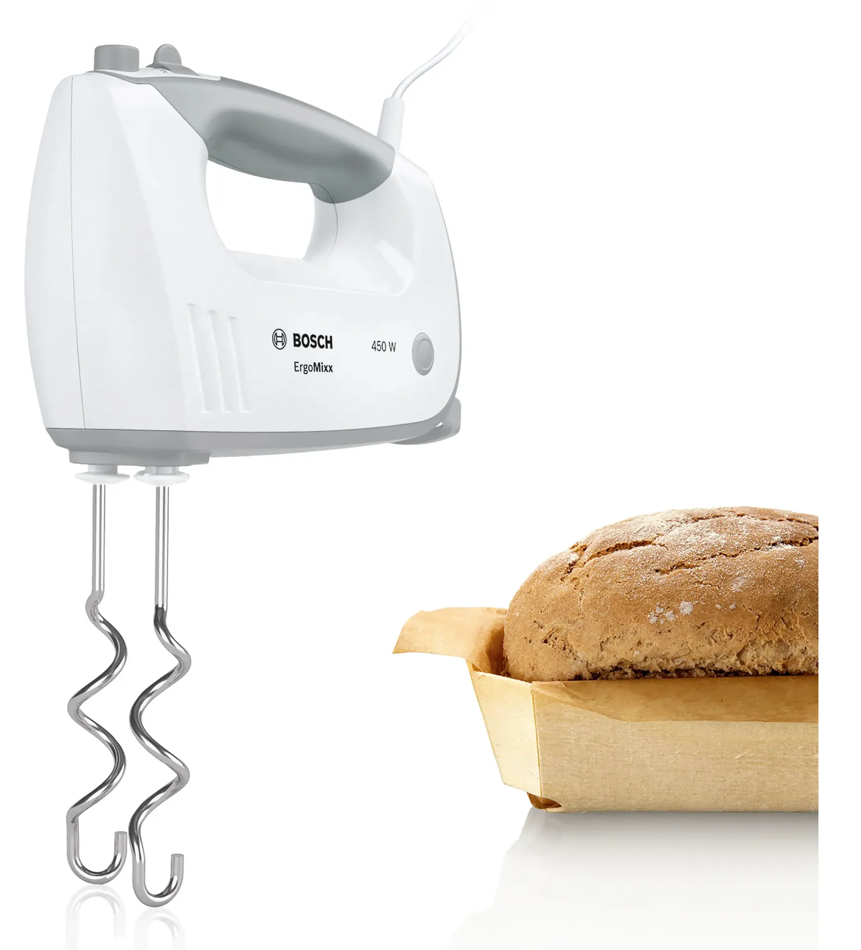 Bosch MFQ36440 Mixer Handmixer 450 W Weiß – Bild 2