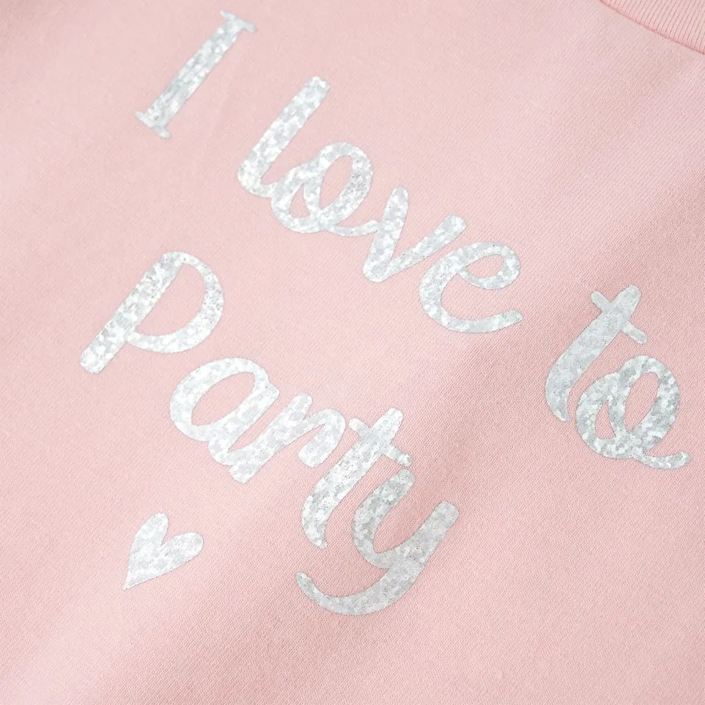 vidaXL Kinder-T-Shirt mit Rüschenärmeln Hellrosa 92 – Bild 4