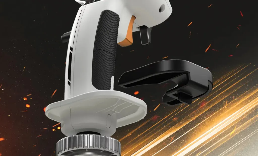 Thrustmaster Sol-R 1 Schwarz, Weiß USB Flightstick Analog / Digital PC – Bild 5