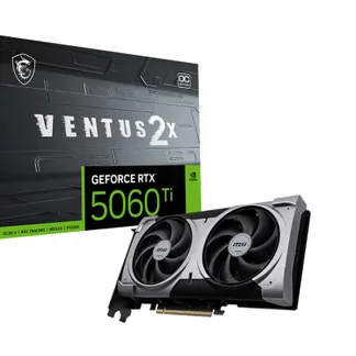 MSI VENTUS GeForce RTX 5060 TI 16G 2X OC PLUS NVIDIA 16 GB GDDR7 MSI VENTUS GeForce RTX 5060 TI 16G 2X OC PLUS NVIDIA 16 GB GDDR7