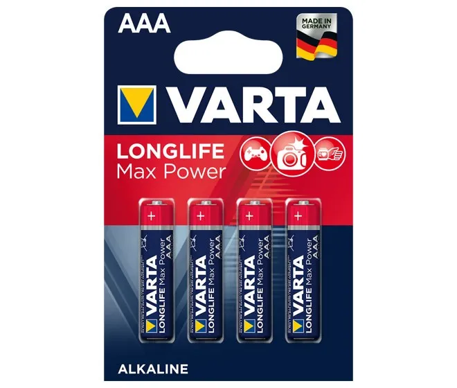 Batterie AAA (LR03) 1.5V *Varta* Max Power – 4-Pack Batterie AAA (LR03) 1.5V *Varta* Max Power – 4-Pack