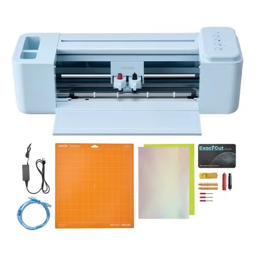 VEVOR Vinylschneidemaschine 30 cm, Schneideplotter / Plottermaschine mit Tastensteuerung, Kompatibel mit Mac / Windows / Android / iOS, Vinylcutter für Bastelarbeiten, Karten & Wohnaccessoires VEVOR Vinylschneidemaschine 30 cm, Schneideplotter / Plottermaschine mit Tastensteuerung, Kompatibel mit Mac / Windows / Android / iOS, Vinylcutter für Bastelarbeiten, Karten & Wohnaccessoires