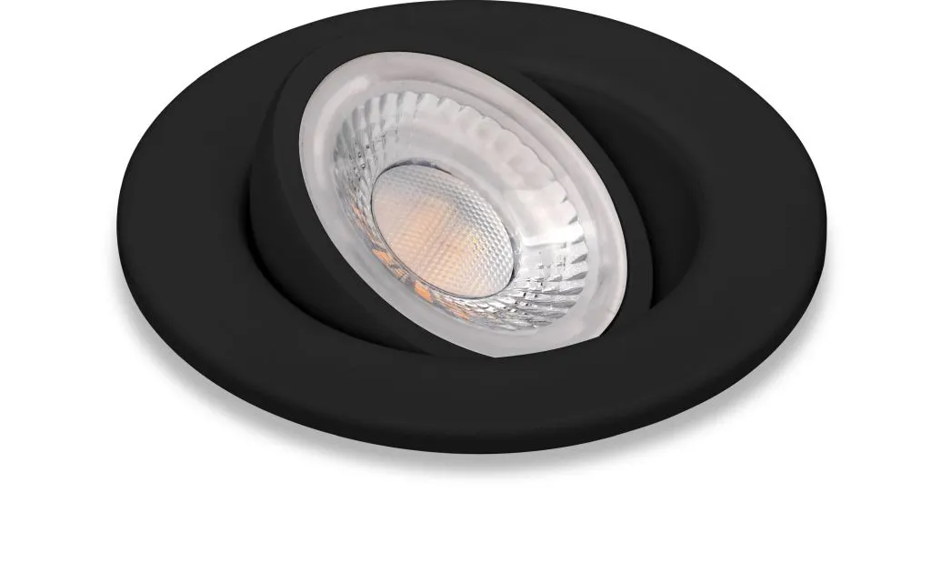 Synergy 21 LED Deckeneinbauspot Phos schwenkbar rund schwarz CCT switchable – Bild 2