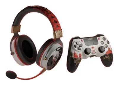 Lexip Assassin Schwarz, Gold, Rot, Weiß Bluetooth/RF/USB Gamepad Analog / Digital Android, Nintendo Switch, PC, PlayStation 4 Lexip Assassin Schwarz, Gold, Rot, Weiß Bluetooth/RF/USB Gamepad Analog / Digital Android, Nintendo Switch, PC, PlayStation 4