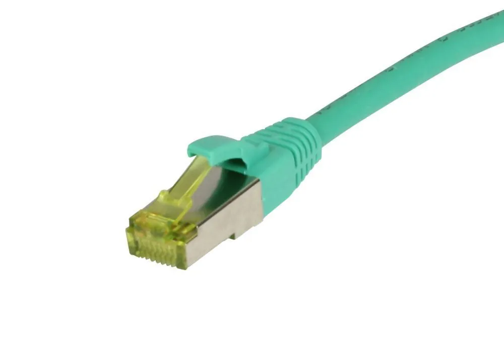 Patchkabel RJ45, CAT6A 500Mhz, 7.5m, grün, S-STP(S/FTP), TPE/LSZH(Ultraflex), AWG26, mit CAT7 Rohkabel, Synergy 21 Patchkabel RJ45, CAT6A 500Mhz, 7.5m, grün, S-STP(S/FTP), TPE/LSZH(Ultraflex), AWG26, mit CAT7 Rohkabel, Synergy 21