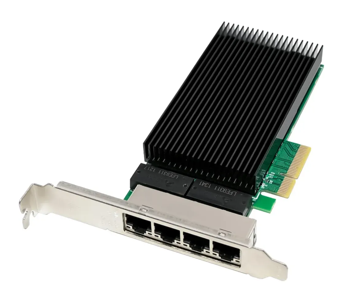 ALLNET PCIe 2.5G X4 Quad Port 2.5 Gigabit Server Adapter- Copper RJ45 – ALL0145-4-2.5G-TX ALLNET PCIe 2.5G X4 Quad Port 2.5 Gigabit Server Adapter- Copper RJ45 – ALL0145-4-2.5G-TX