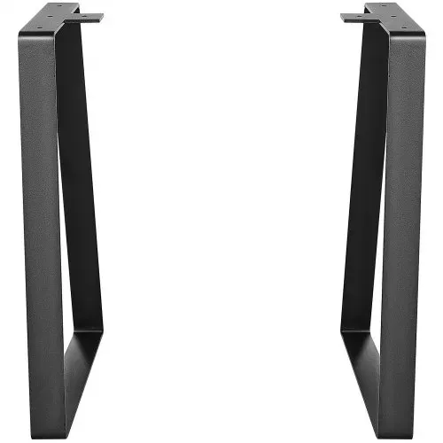 VEVOR 2er-Set Tischkufen 406,4mm hoch Tischgestell 181kg Tragfähigkeit Tischbeine aus Kohlenstoffstahl Möbelfüße Schwarz Tischuntergestell Ideal für Küchentische Wohnzimmerkonsolen Studio-Tische usw. – Bild 10