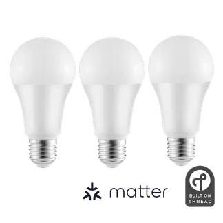 LED-Glühbirne ITIUS, E27, 900lm, RGB + CCT, matter über Thread, 3er-Pack LED-Glühbirne ITIUS, E27, 900lm, RGB + CCT, matter über Thread, 3er-Pack
