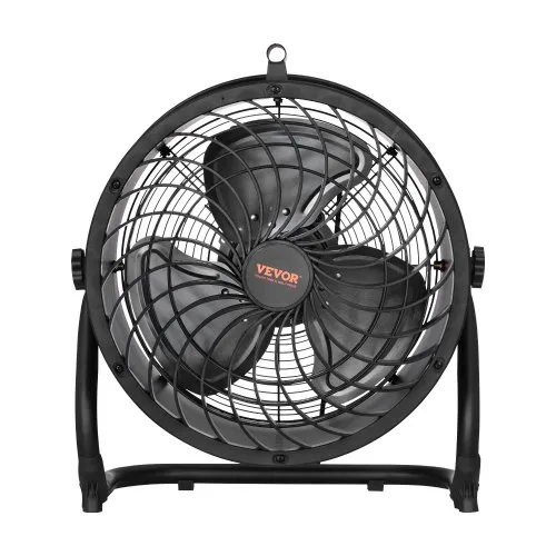 VEVOR Bodenventilator, 3 Gang, Windmaschine, 355,6mm, 360° verstellbare Neigung, 7,2 m/s Luftstrom, großer Metallventilator, für Zuhause, Fitnessstudio, Büro, Garage, Geschäftsräume VEVOR Bodenventilator, 3 Gang, Windmaschine, 355,6mm, 360° verstellbare Neigung, 7,2 m/s Luftstrom, großer Metallventilator, für Zuhause, Fitnessstudio, Büro, Garage, Geschäftsräume
